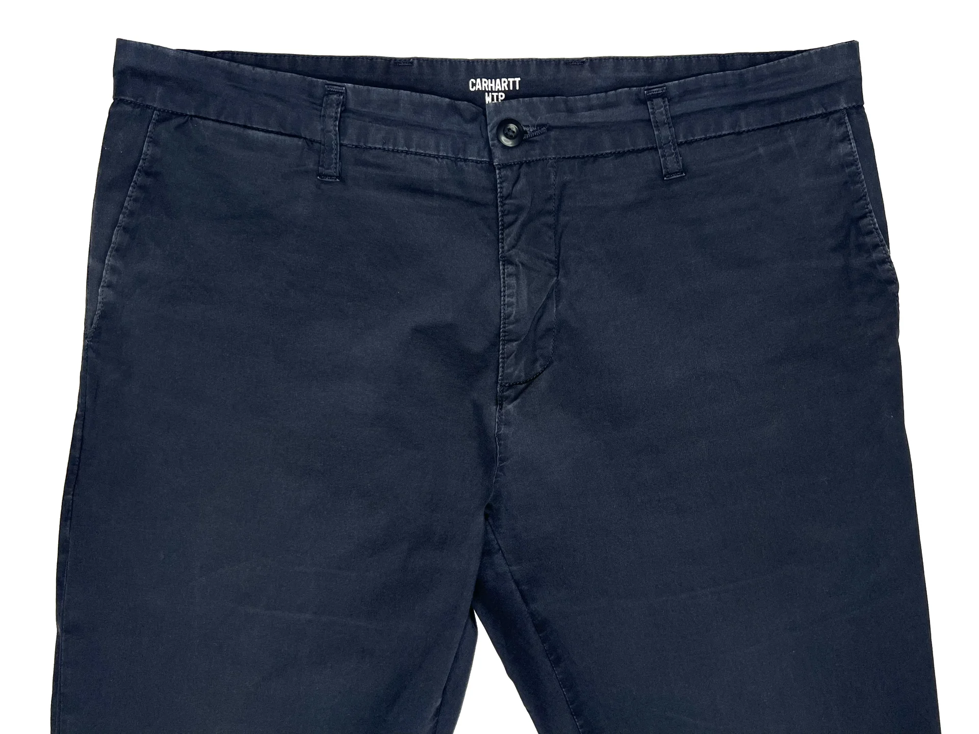 Брюки Carhartt WIP 36/32 синие слаксы - миниатюра 4