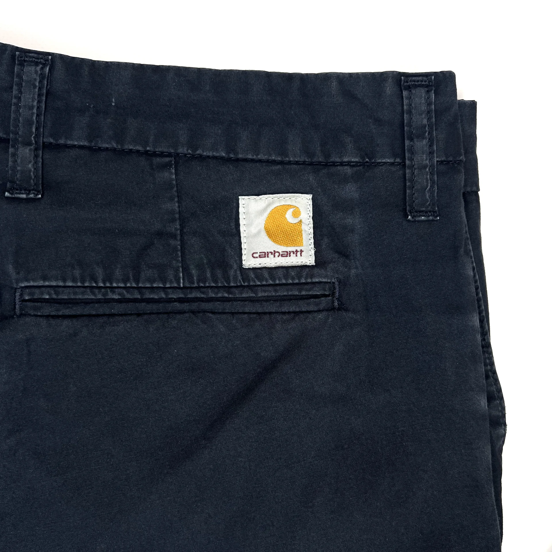 Брюки Carhartt WIP 36/32 синие слаксы - миниатюра 7