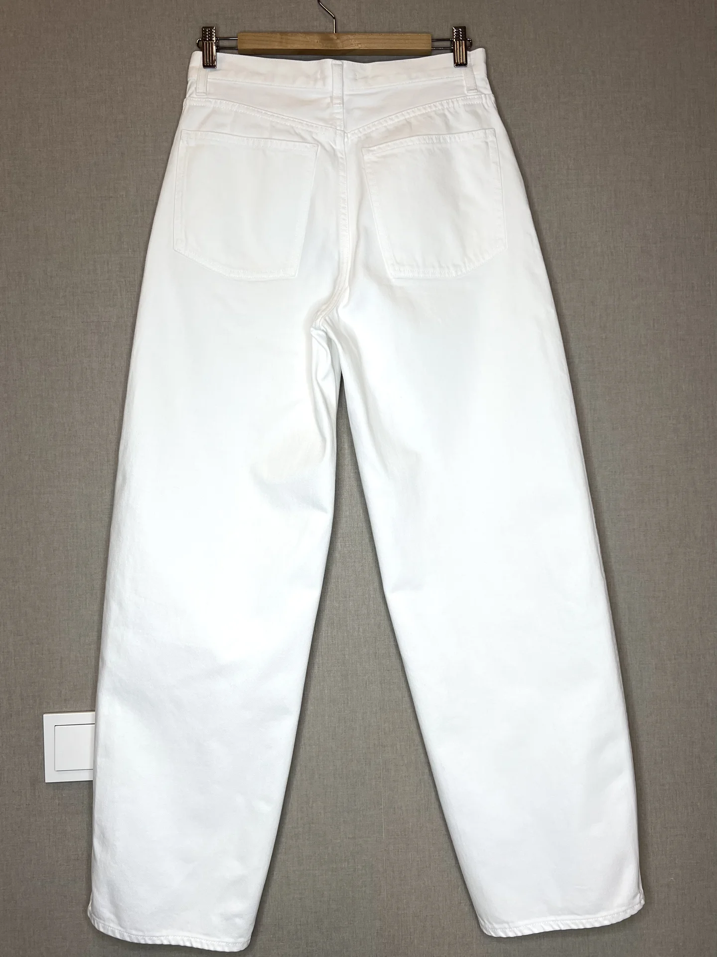 Джинсы Uniqlo U 27 (44) белые женские - миниатюра 5