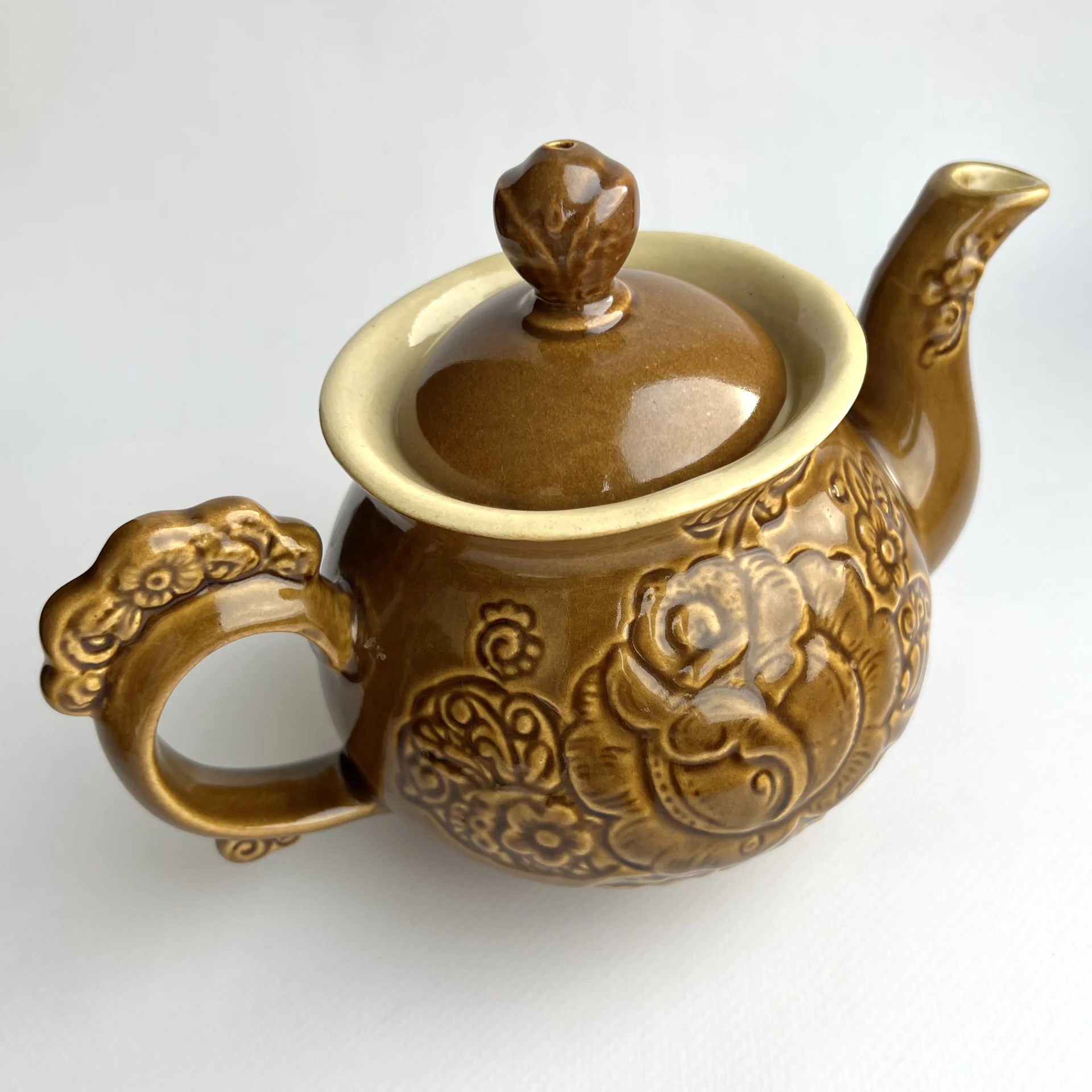 Чайник заварочный керамика СССР - миниатюра 3