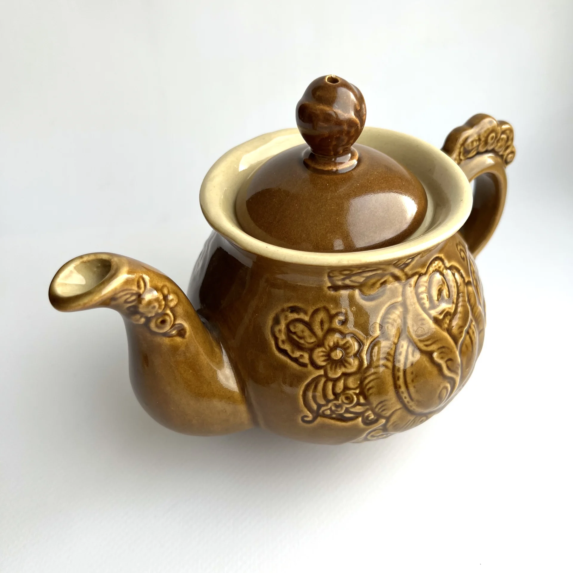 Чайник заварочный керамика СССР - миниатюра 4