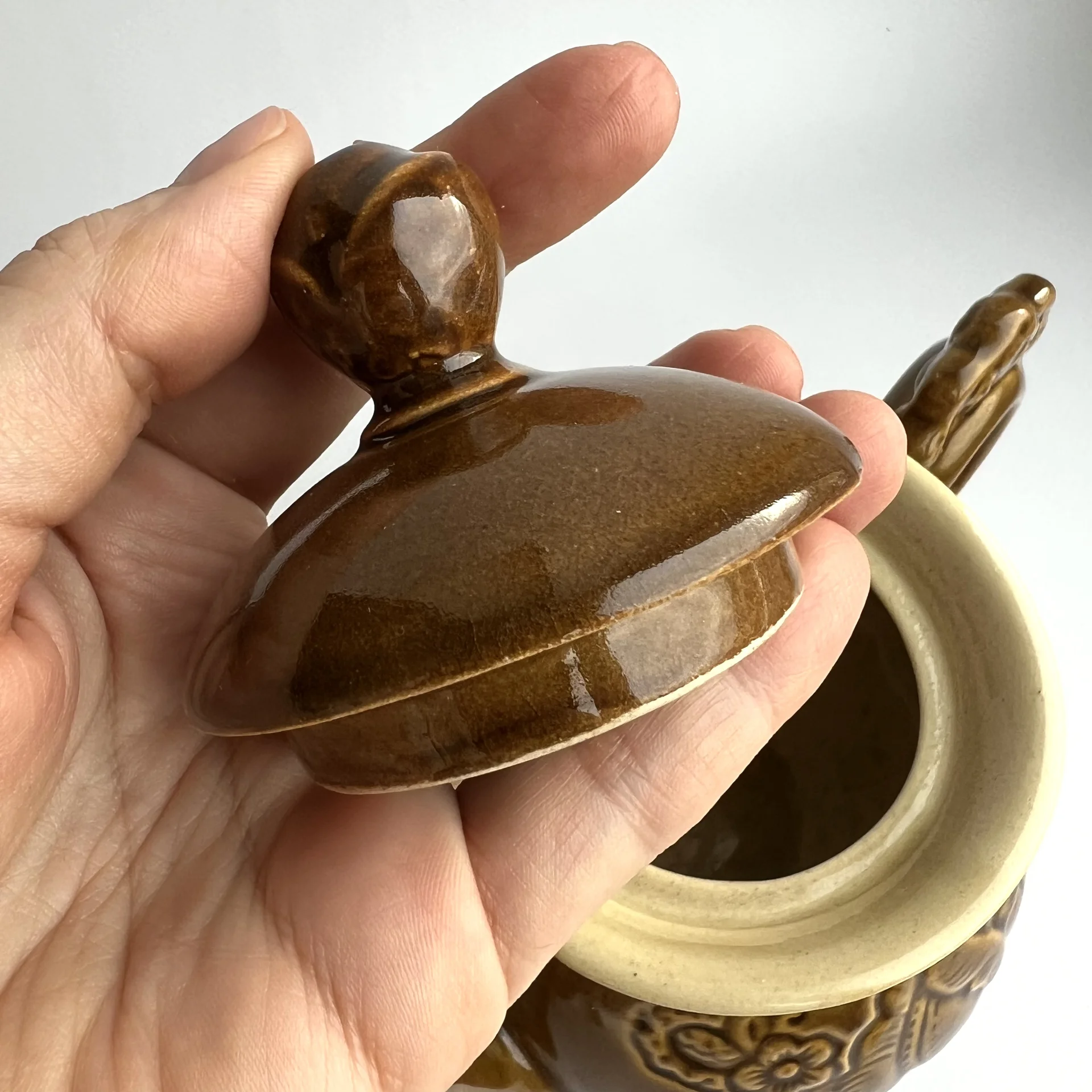 Чайник заварочный керамика СССР - миниатюра 6