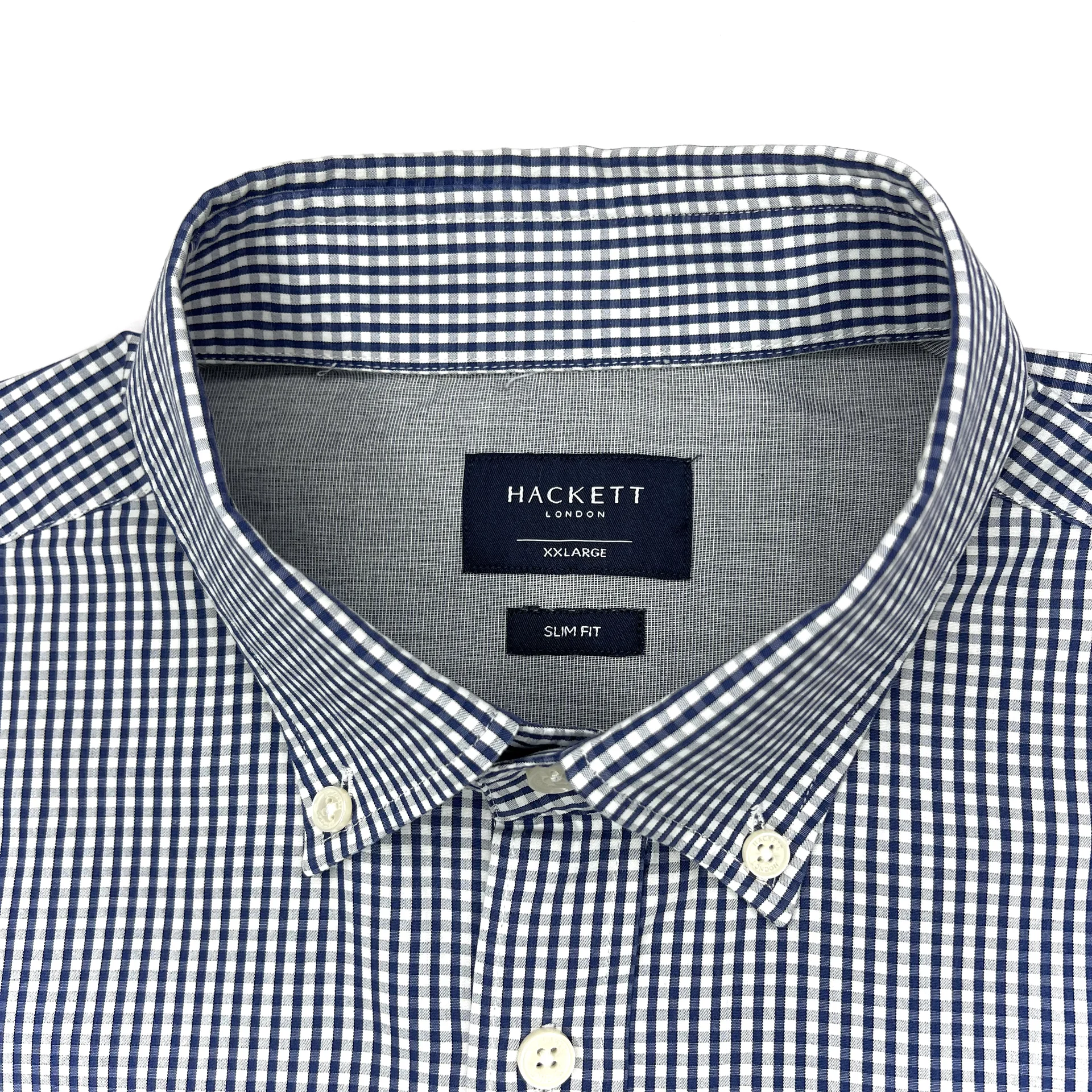 Рубашка Hackett XXL 54/56 оригинал в клетку - миниатюра 5