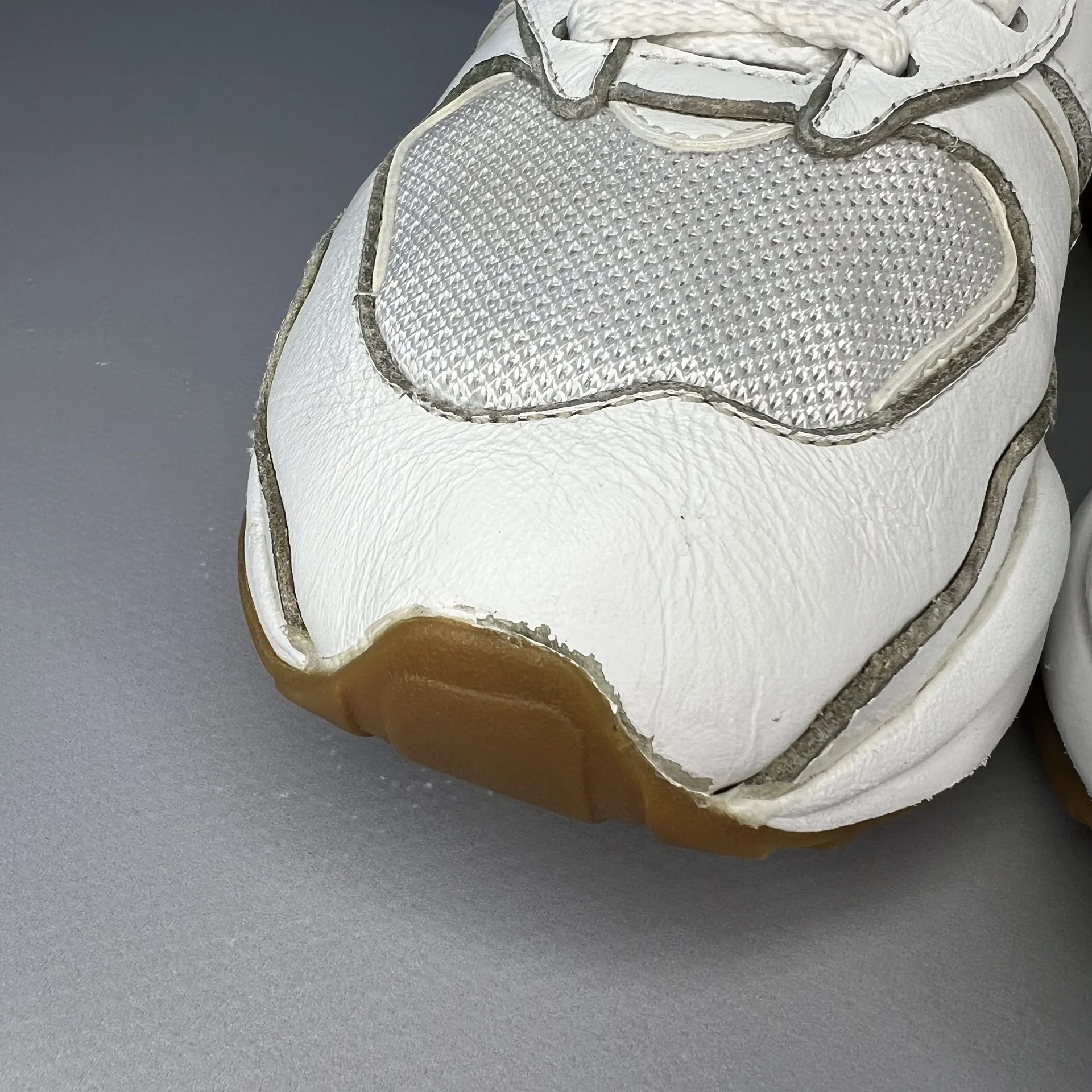 Кроссовки New Balance кожаные белые 38,5 оригинал - миниатюра 5