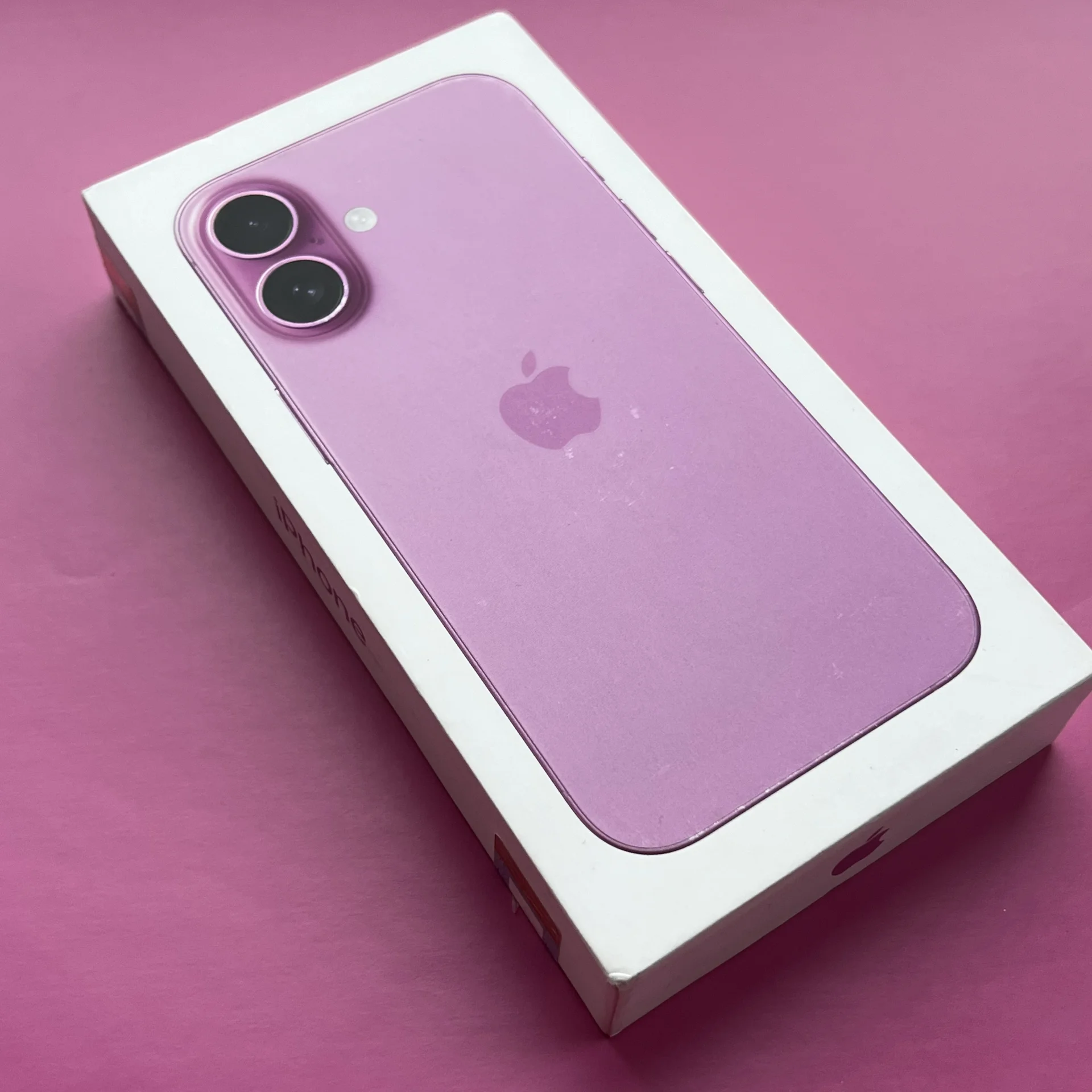 Пустая коробка от iPhone 16, Pink, 128GB - миниатюра 3