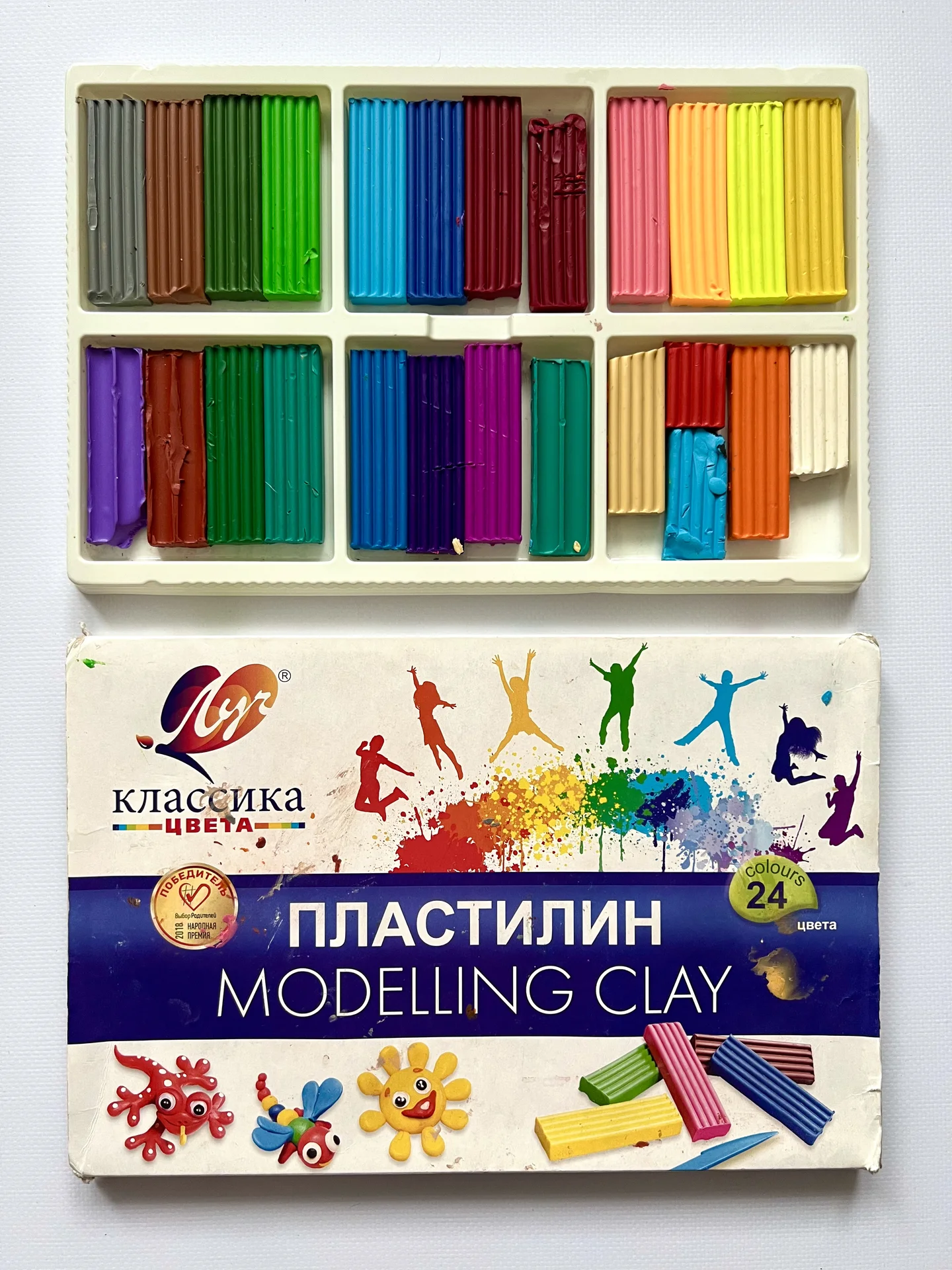 Пластилин цветной мягкий (остатки) - миниатюра 3