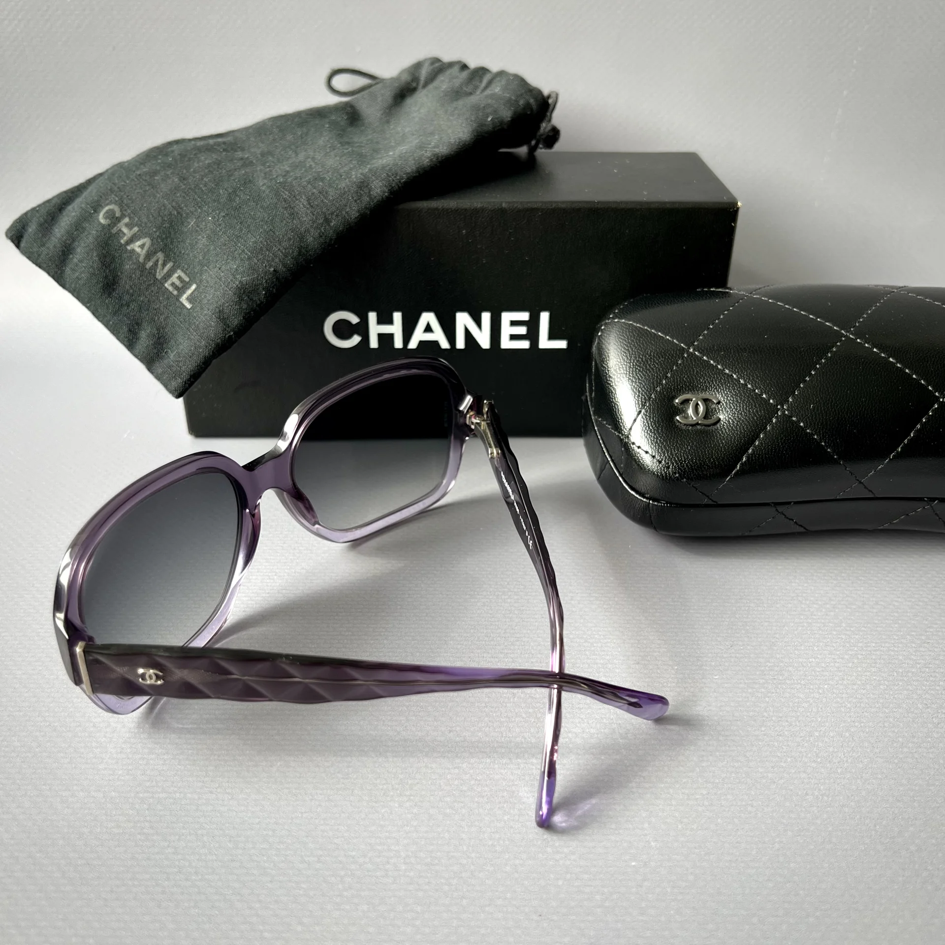 Оригинал Chanel очки солнцезащитные солнечные - миниатюра 3