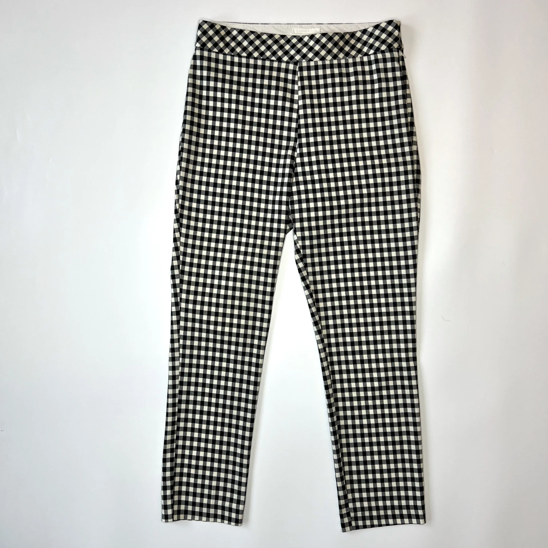 Брюки H&M 38 (M) женские в клетку штаны - миниатюра 2