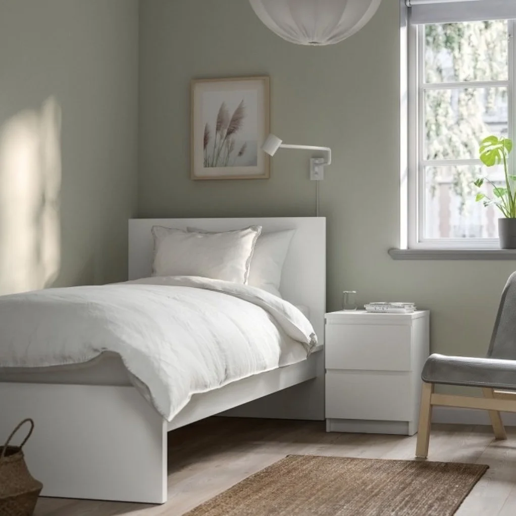 Новая IKEA тумба Malm Мальм белая прикроватная - миниатюра 5