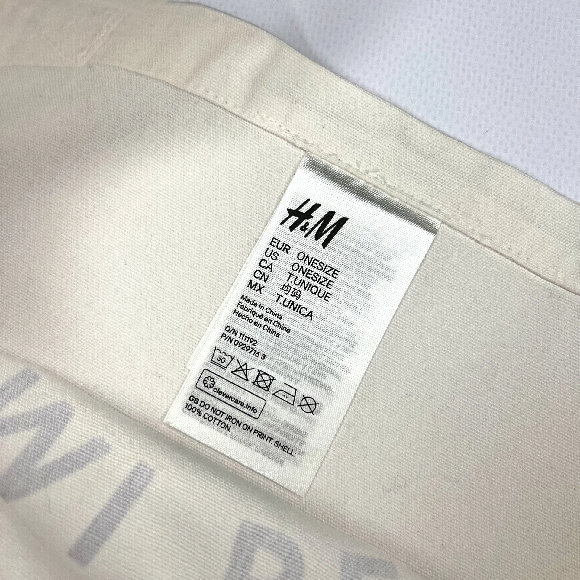 Сумка-Шопер H&M хлопковая авоська - миниатюра 3