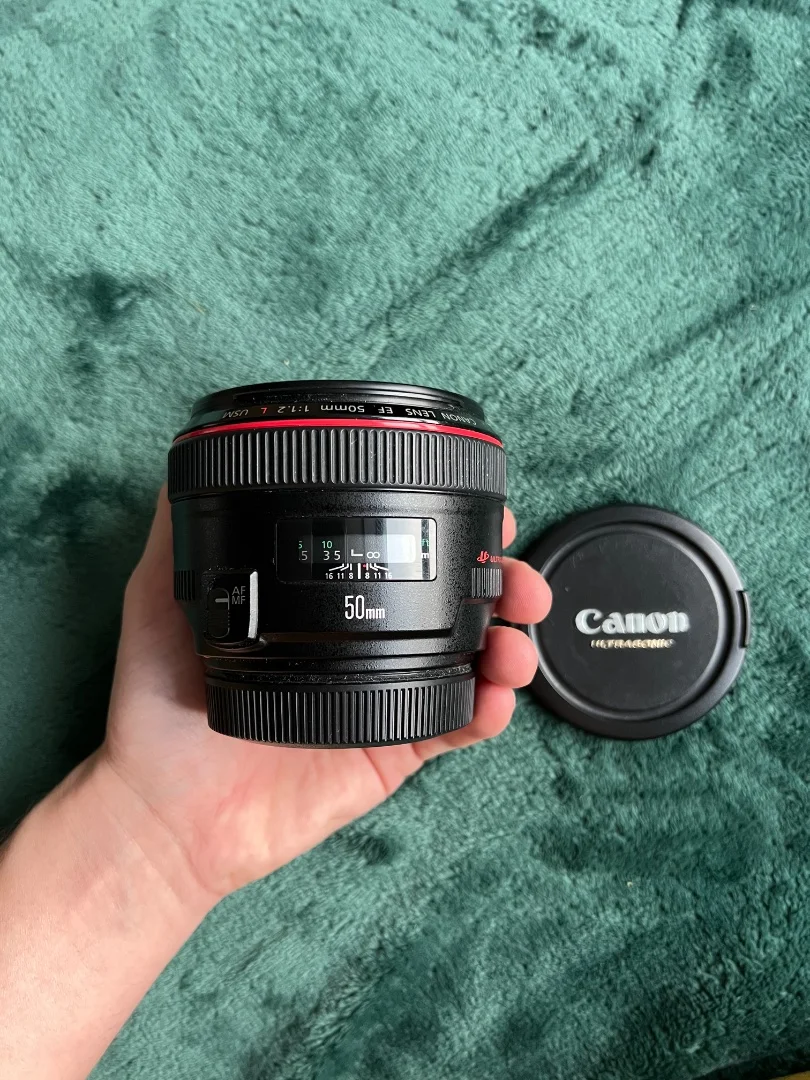 Объектив Canon ef 50 f1.2 - изображение 1