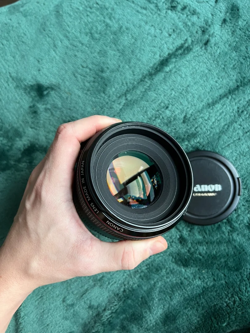 Объектив Canon ef 50 f1.2 - миниатюра 2
