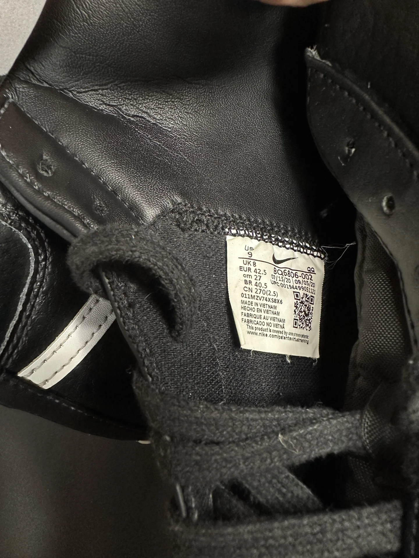 Кроссовки nike blazer MID '77 (42,5 EUR/ 27 см) - миниатюра 5