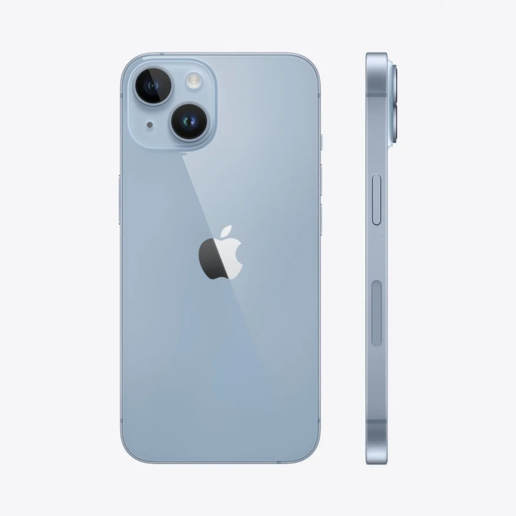 Apple iPhone 14 128gb голубой (Sim+eSim) - миниатюра 3