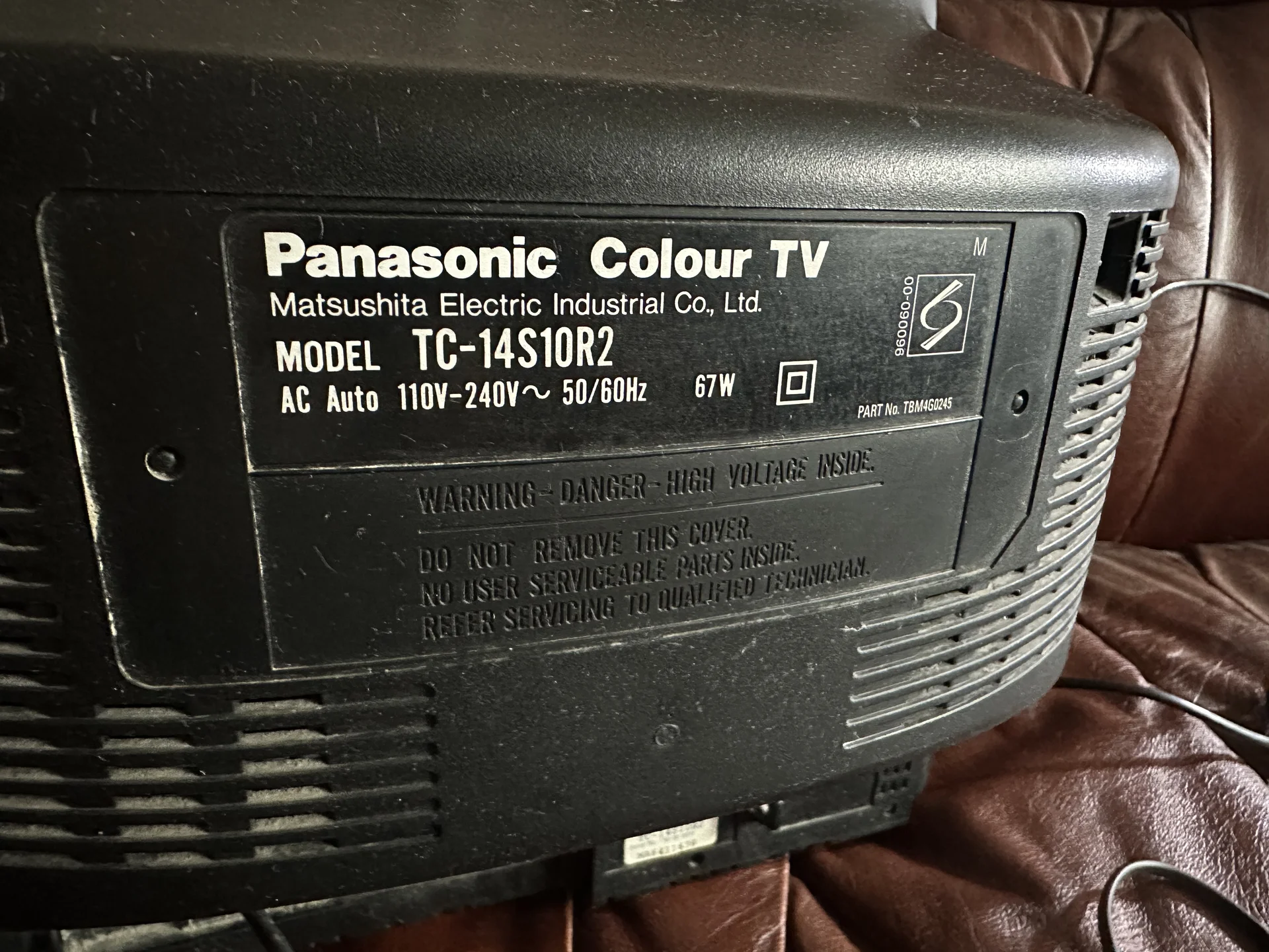 Телевизор Panasonic 17 дюймов made IN japan - миниатюра 3