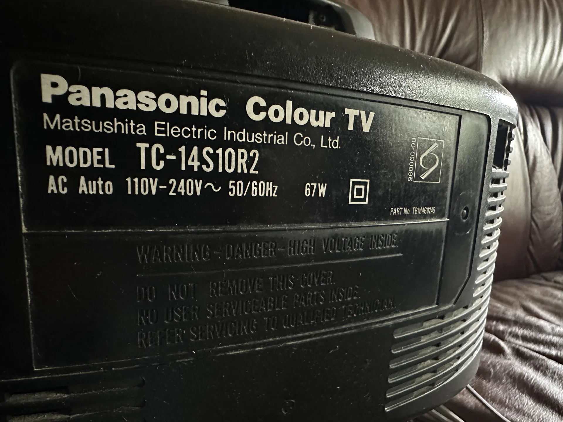 Телевизор Panasonic 17 дюймов made IN japan - миниатюра 4