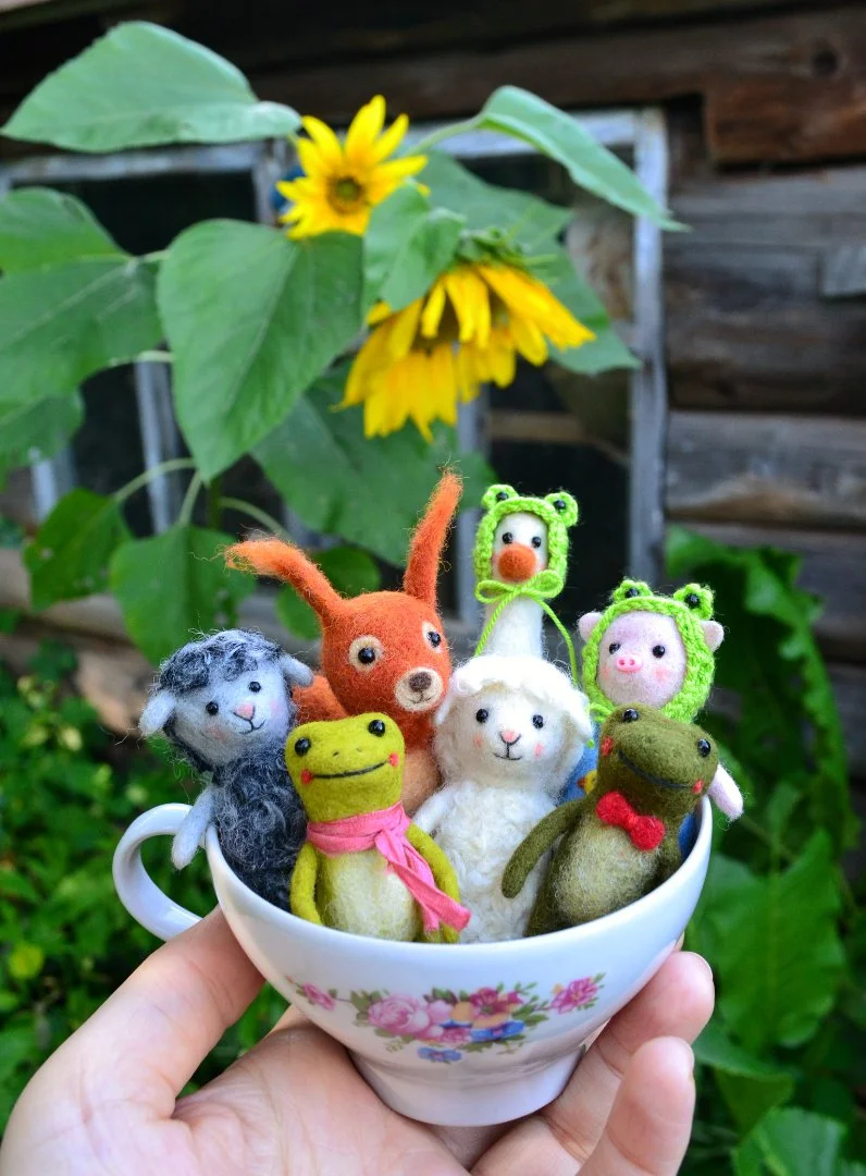 Валяные игрушки миниатюра - изображение 1