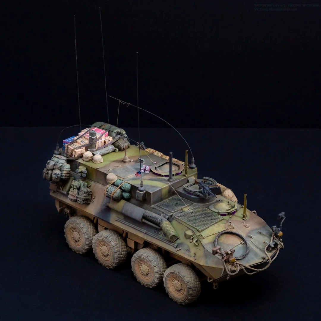 Стендовая модель бронетранспортера LAV-C2 - изображение 1