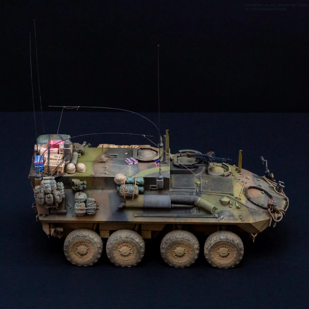Стендовая модель бронетранспортера LAV-C2 - миниатюра 3