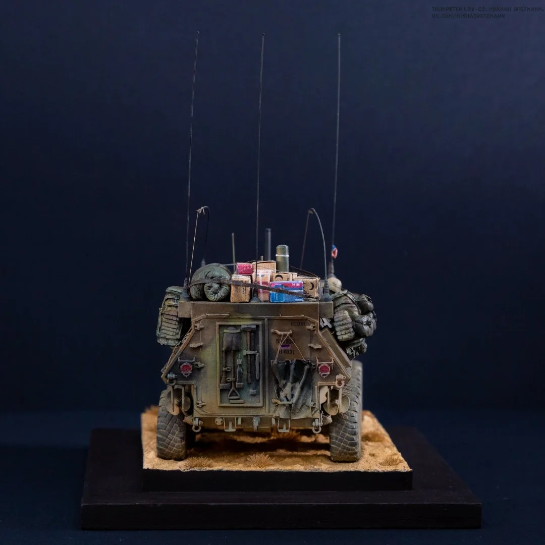 Стендовая модель бронетранспортера LAV-C2 - миниатюра 9