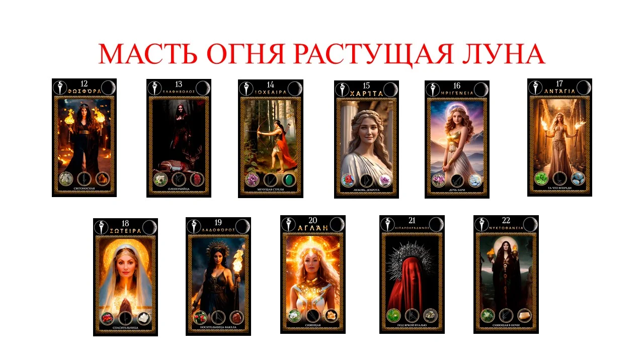 колода карт ОРАКУЛ ГЕКАТЫ 44 ЛИКА СИЛЫ - миниатюра 12