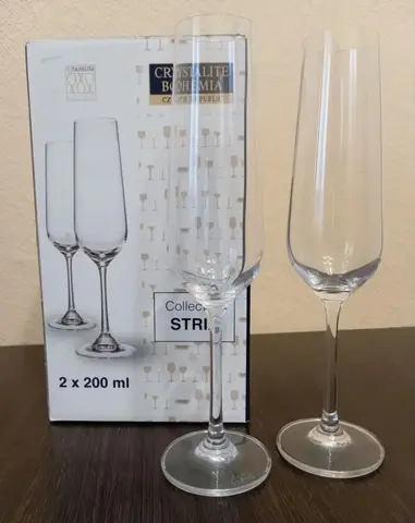 Набор бокалов для шампанского Crystalite Bohemia, 2 штуки
