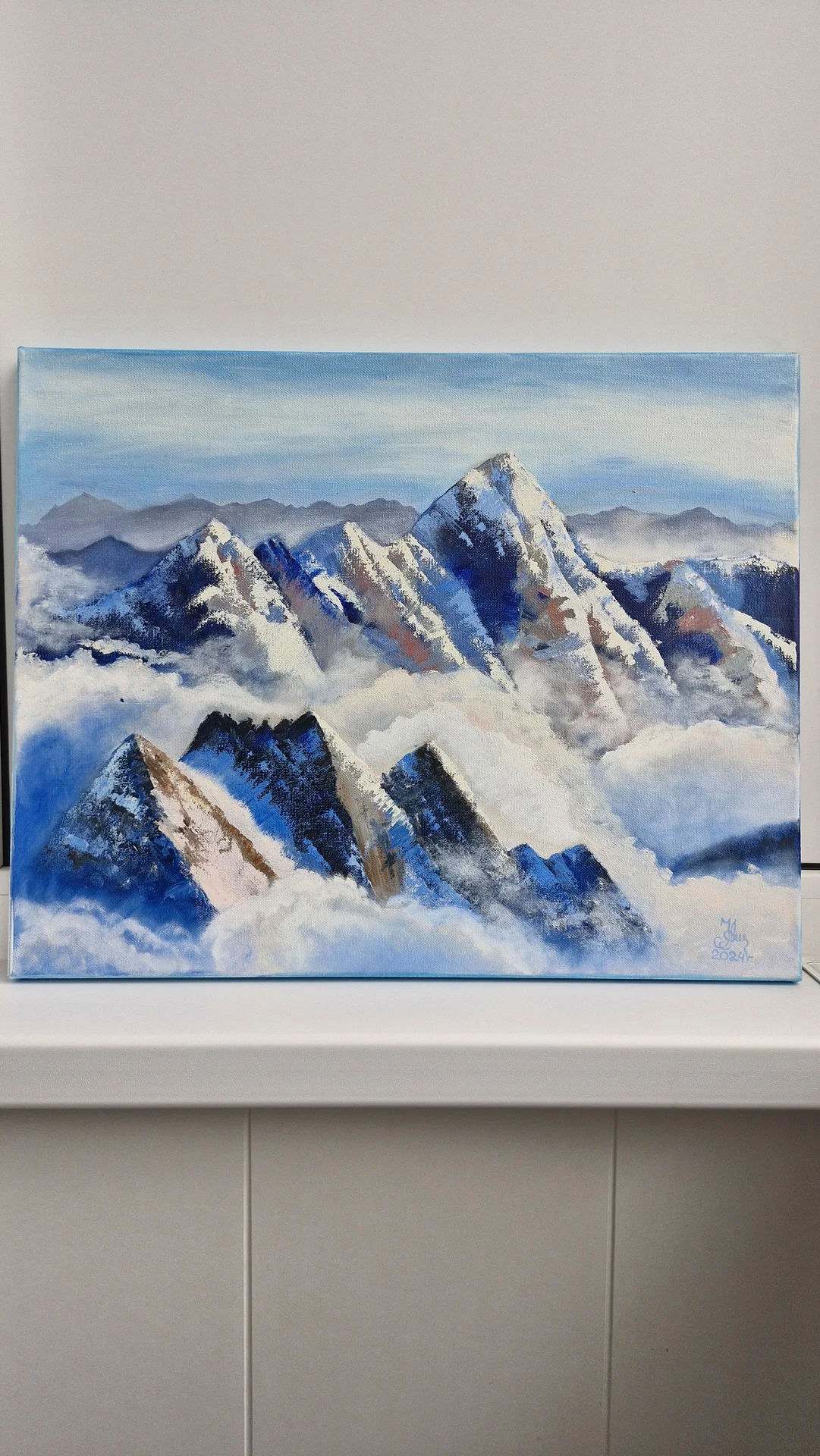 Картина маслом "Горы" 40х50 см - миниатюра 2