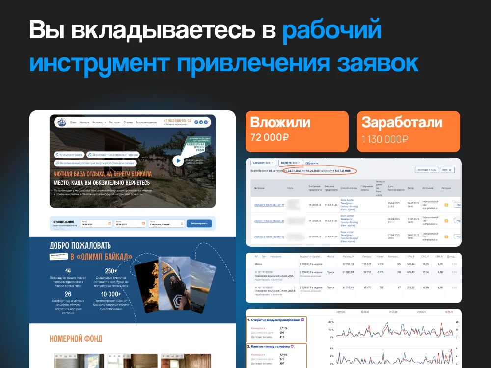 Разработка сайтов под ключ - миниатюра 2