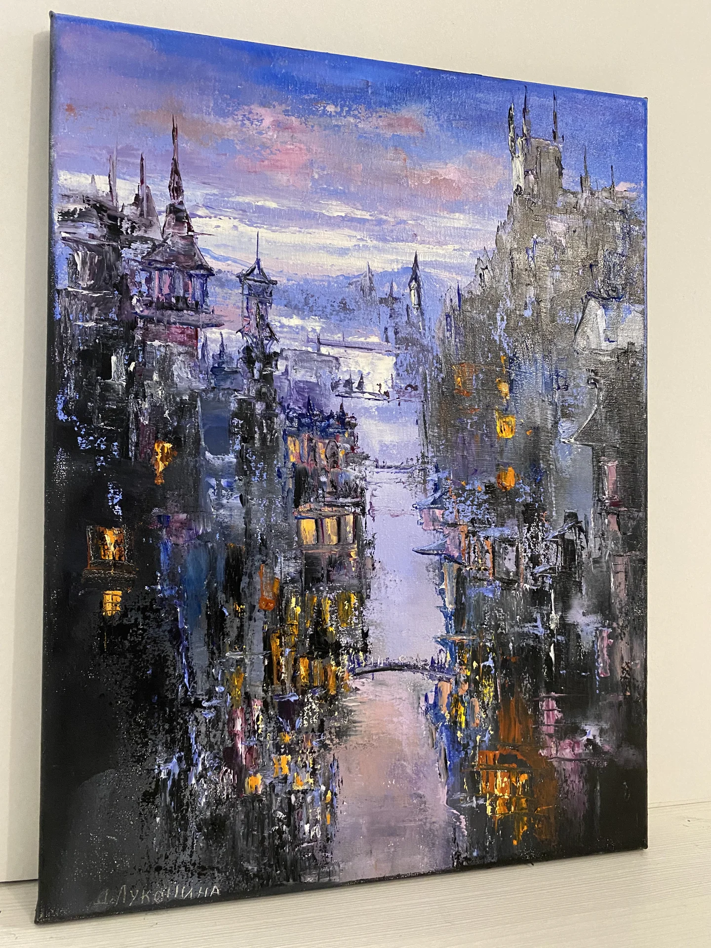 Картина маслом «Течение времени»30х40 см - миниатюра 3