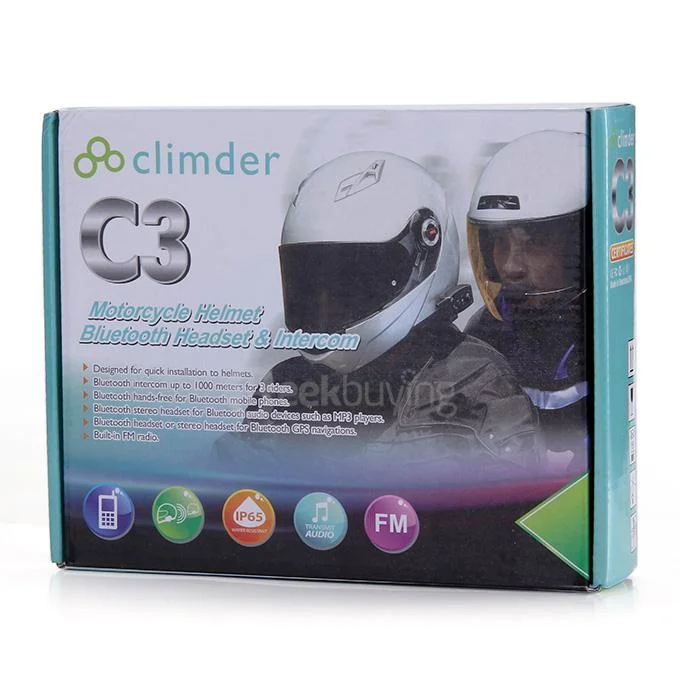 C3 Bluetooth 3.0 Intercom Climder IP65 для шлема