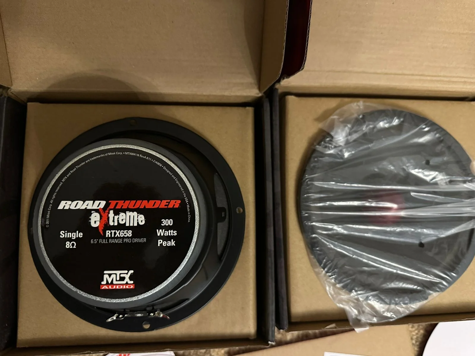 Мидбасс Колонки MTX road thunder extreme RTX658. - миниатюра 2
