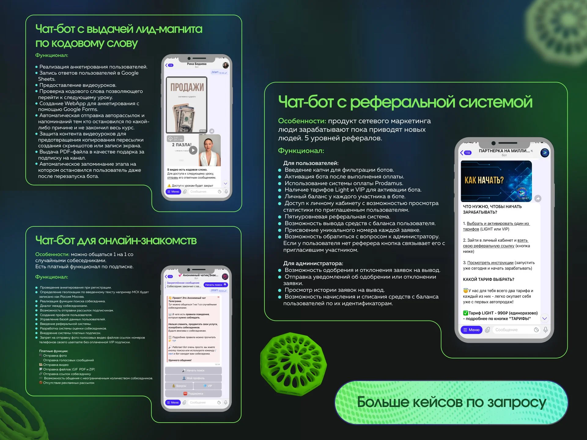 Чат-бот/mini app на заказ в telegram, max и других - миниатюра 7