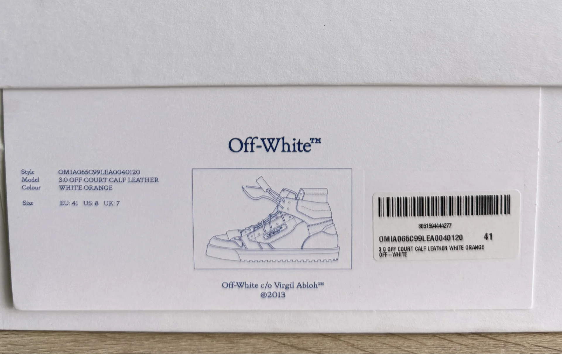Off-white off court 3.0 Оригинал - миниатюра 12
