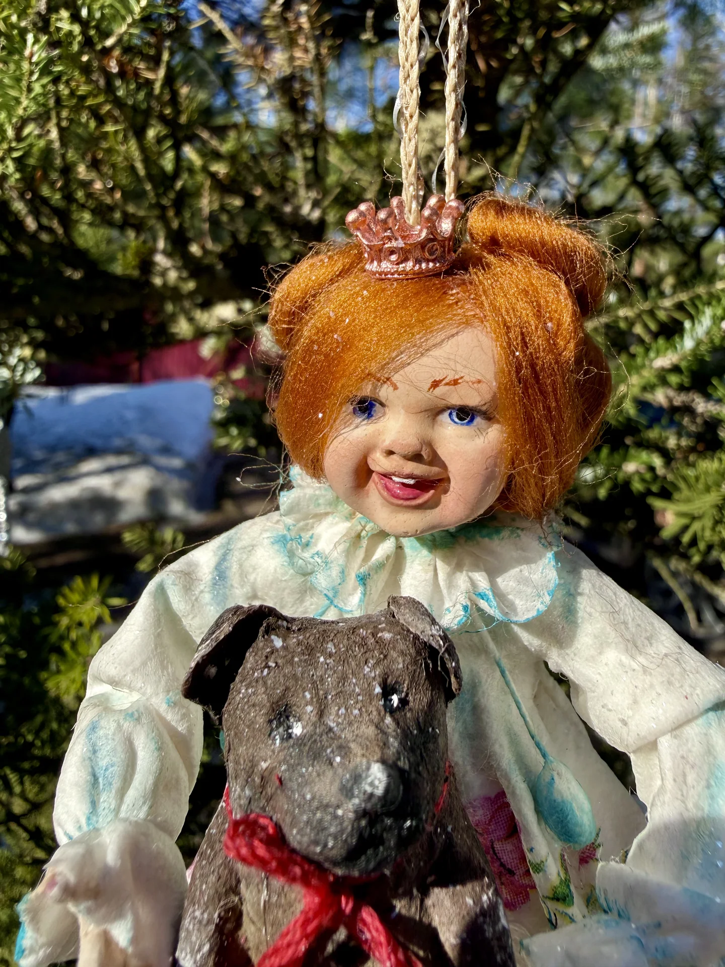 Ватная игрушка Принцесса на горошине - миниатюра 4