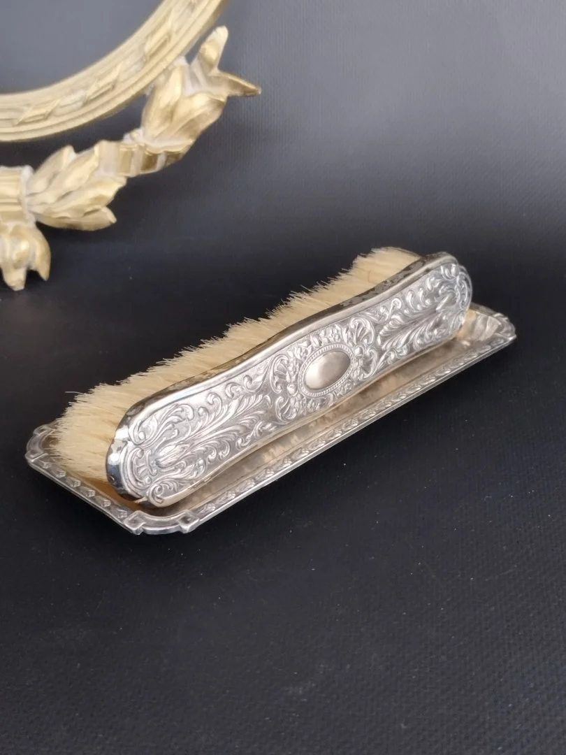 Щётка с подставкой серебрение - изображение 1