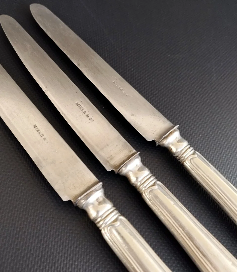 Нож антик серебрение Miele & Co Франция - миниатюра 7