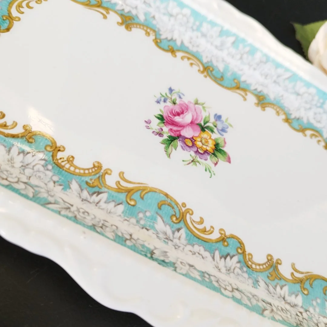 Блюдо д/рулетов Royal Albert "Enchantment" винтаж - миниатюра 5