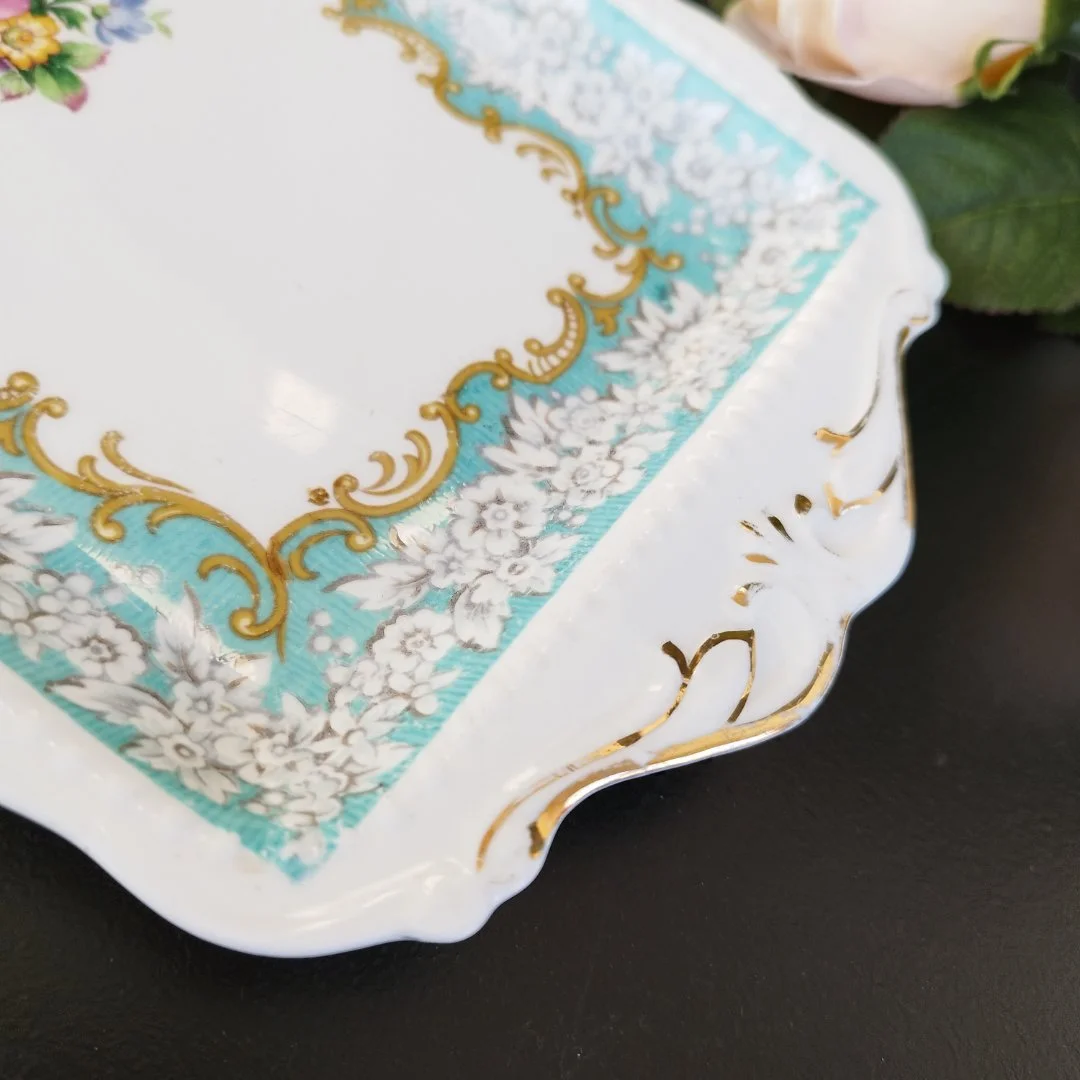 Блюдо д/рулетов Royal Albert "Enchantment" винтаж - миниатюра 6