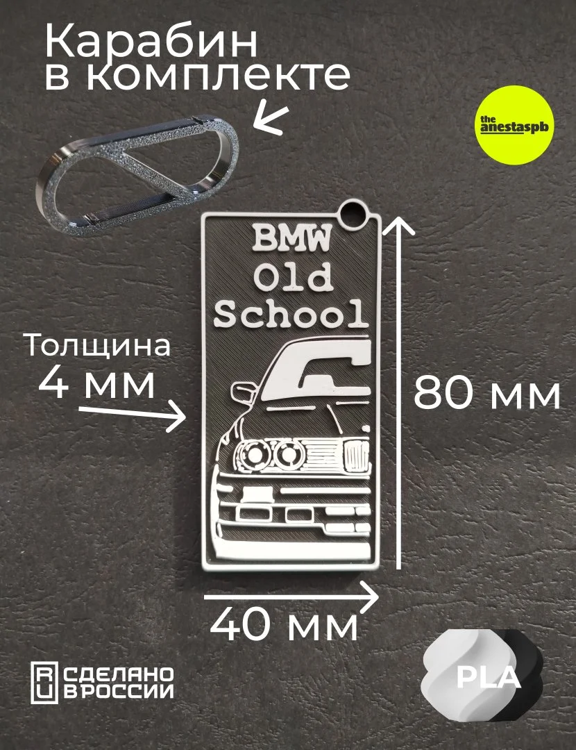 Брелок BMW E30 Old School - миниатюра 5