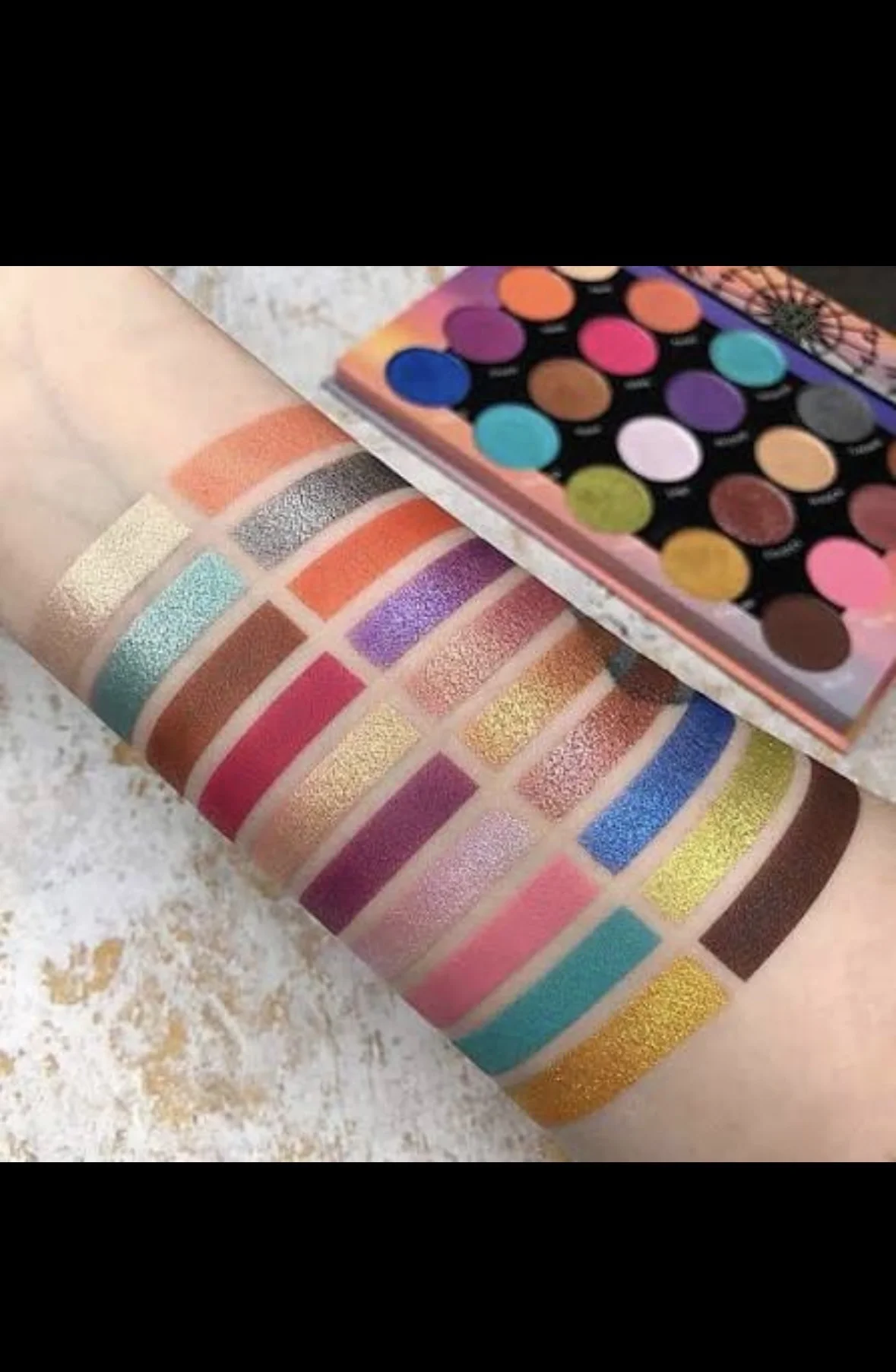 палетка теней bh cosmetics weekend festival palett - миниатюра 3