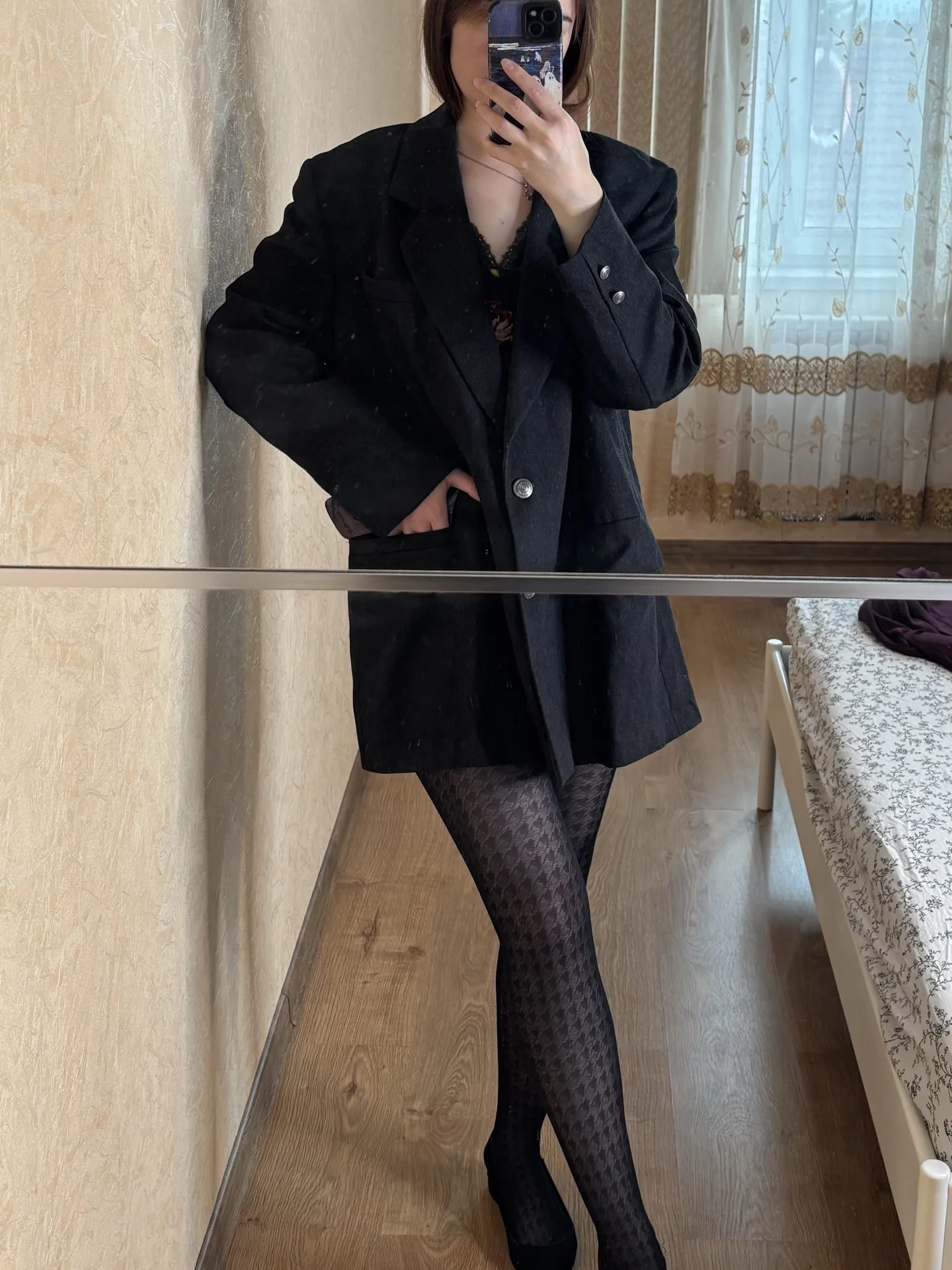 Винтажный пиджак faifun collection 46-48 - миниатюра 3