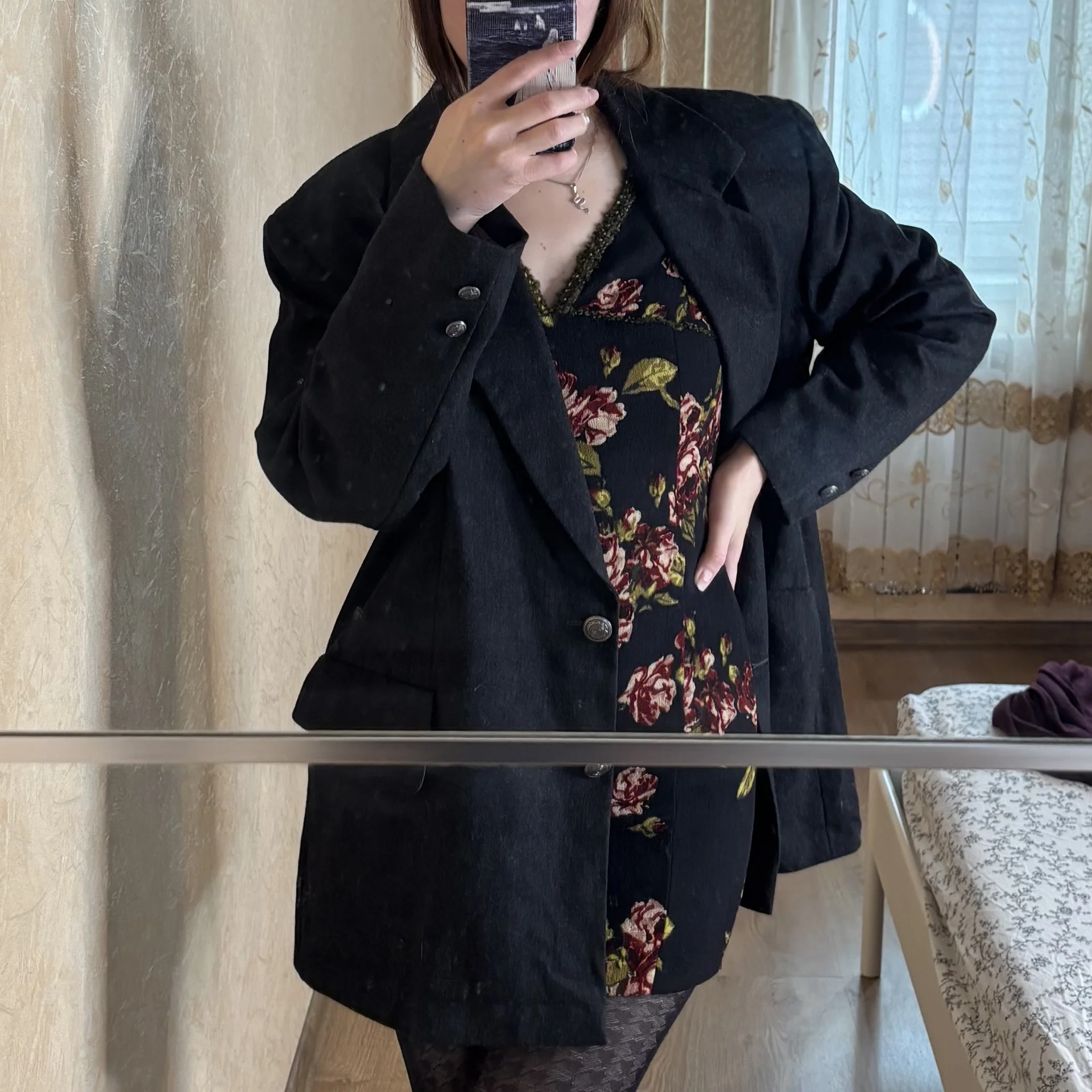 Винтажный пиджак faifun collection 46-48 - миниатюра 4