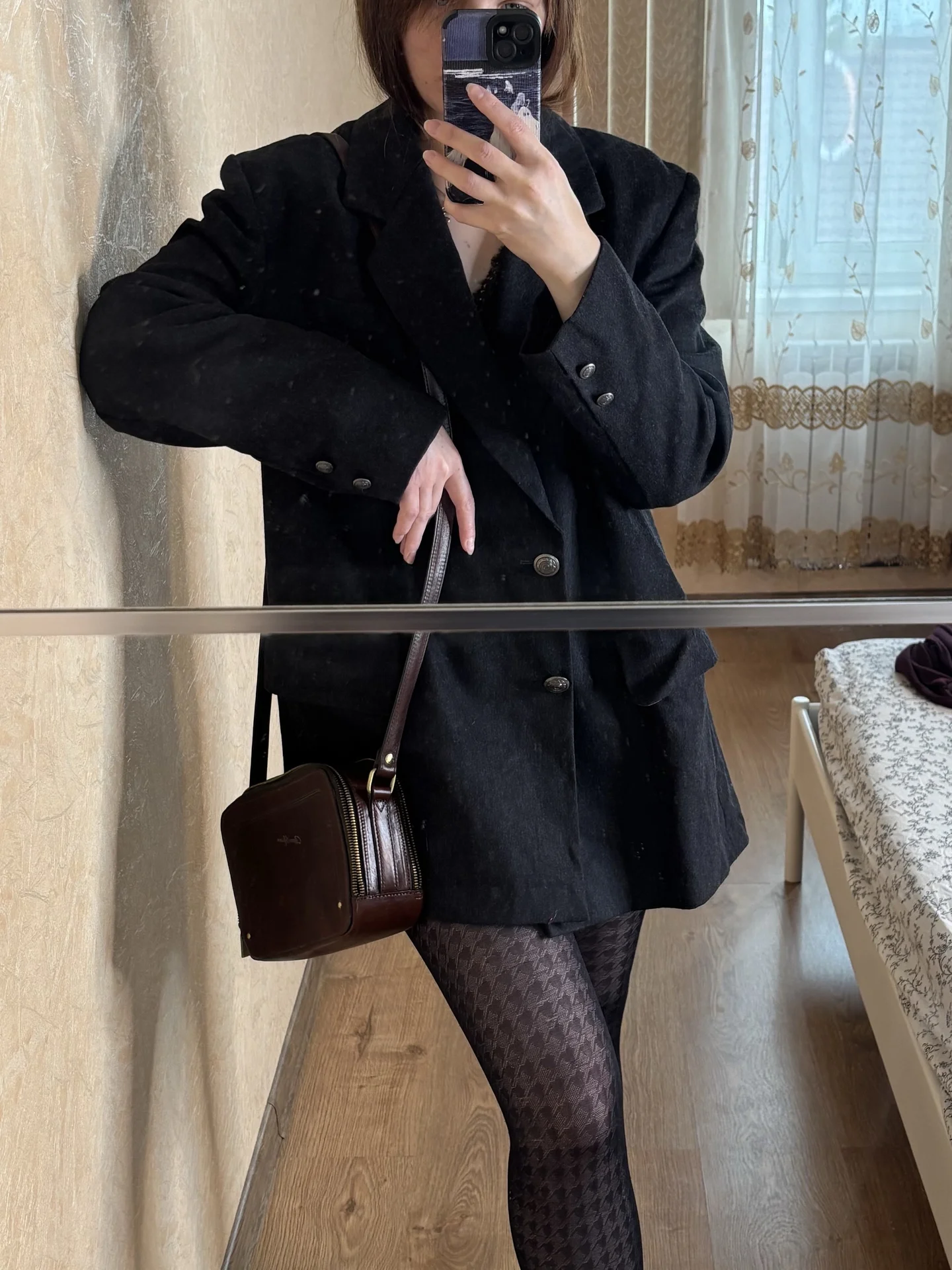 Винтажный пиджак faifun collection 46-48 - миниатюра 5