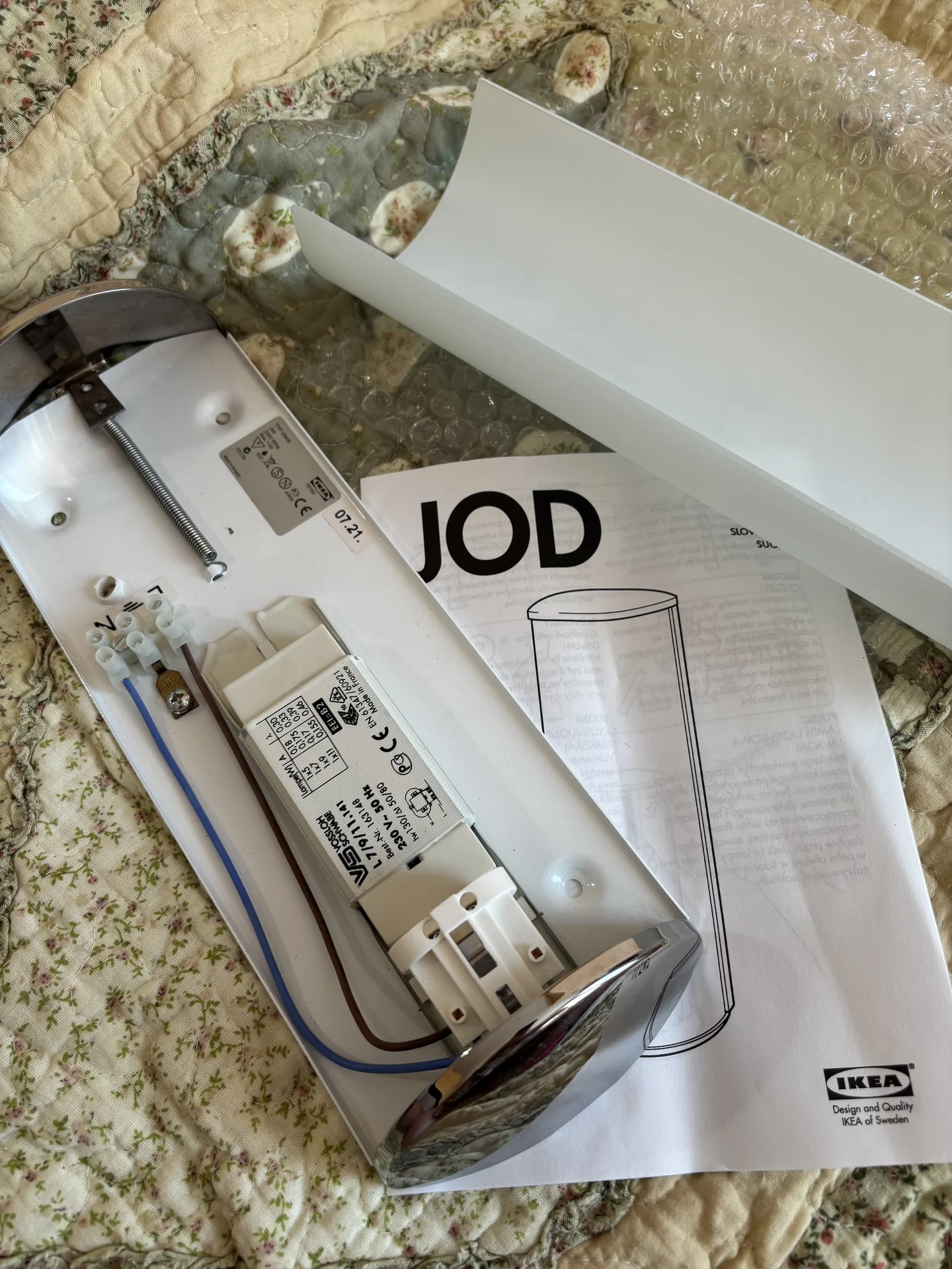 Светильник IKEA jod винтаж новый - миниатюра 9