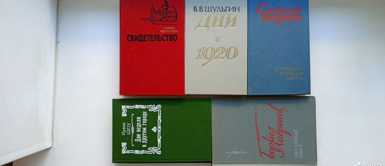 Книги российских и зарубежных писателей - миниатюра 5