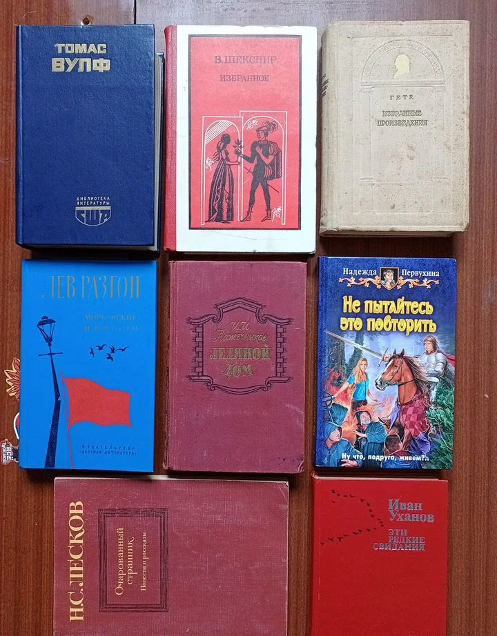 Книги российских и зарубежных писателей - миниатюра 6
