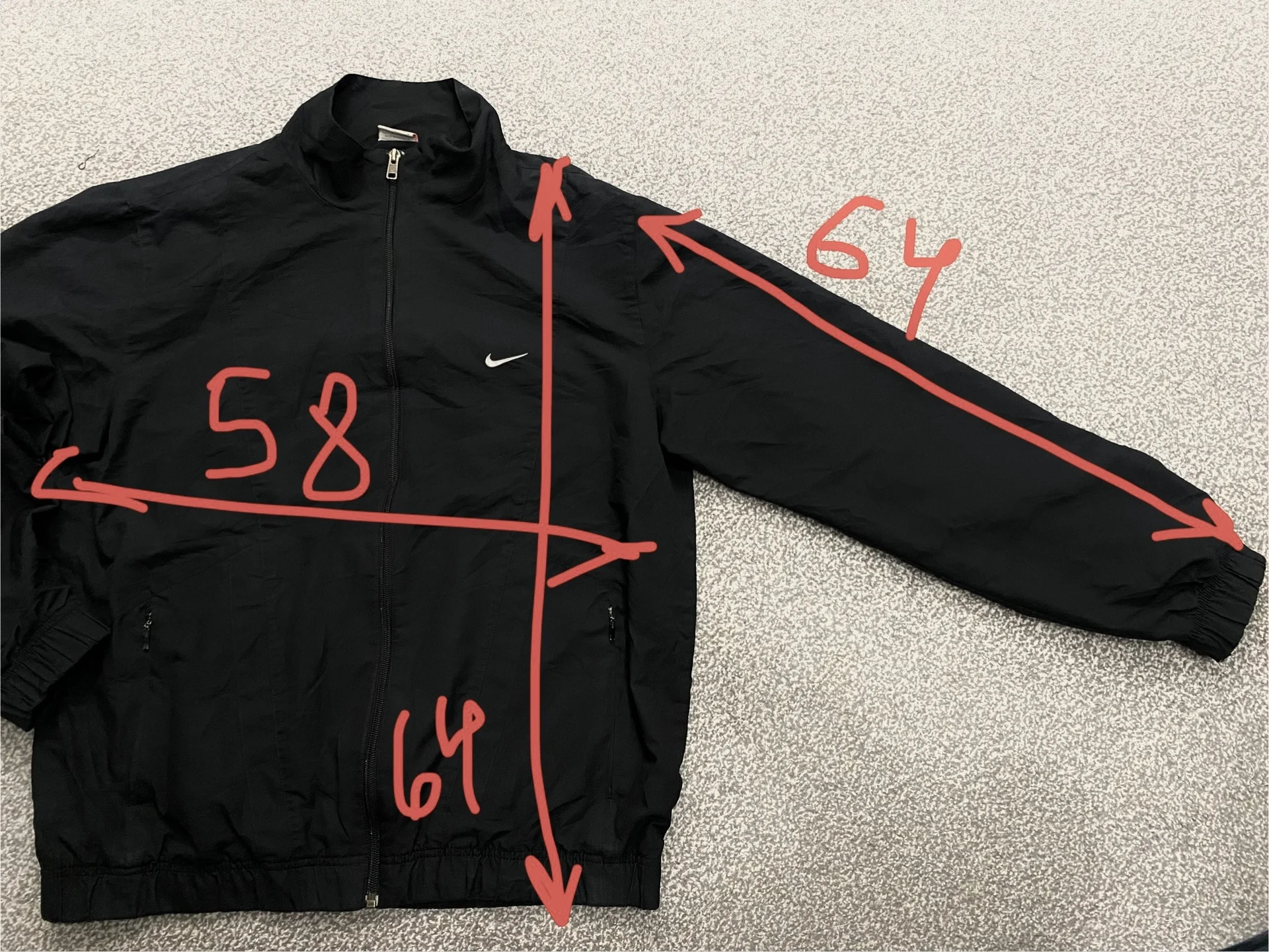 Ветровка nike athletic dept M vntg - миниатюра 3