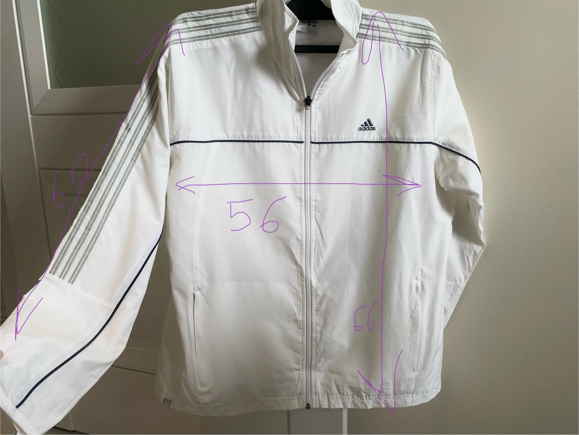 Ветровка adidas originals vntg M - миниатюра 3