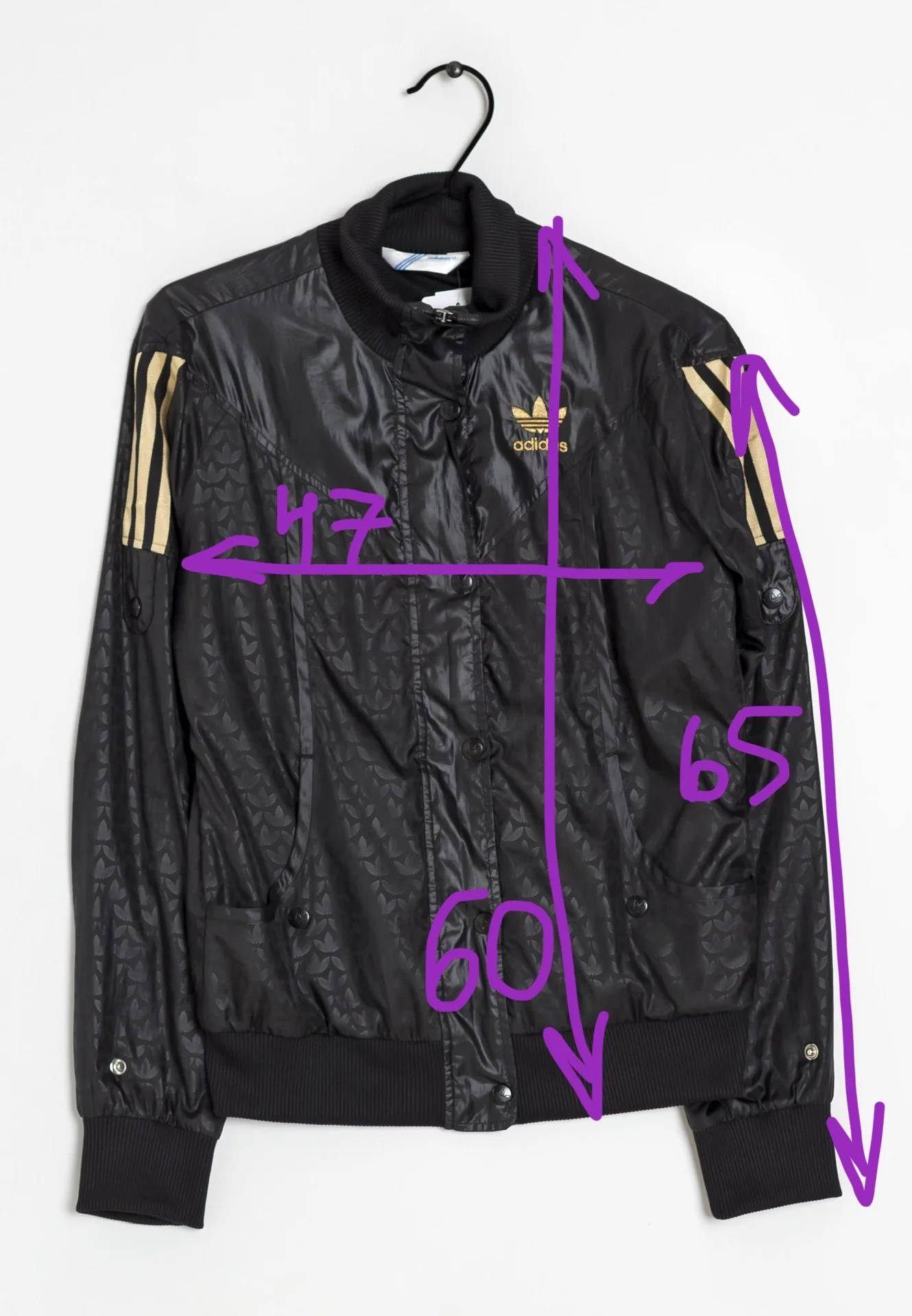 Куртка бомбер adidas originals S vntg - миниатюра 7