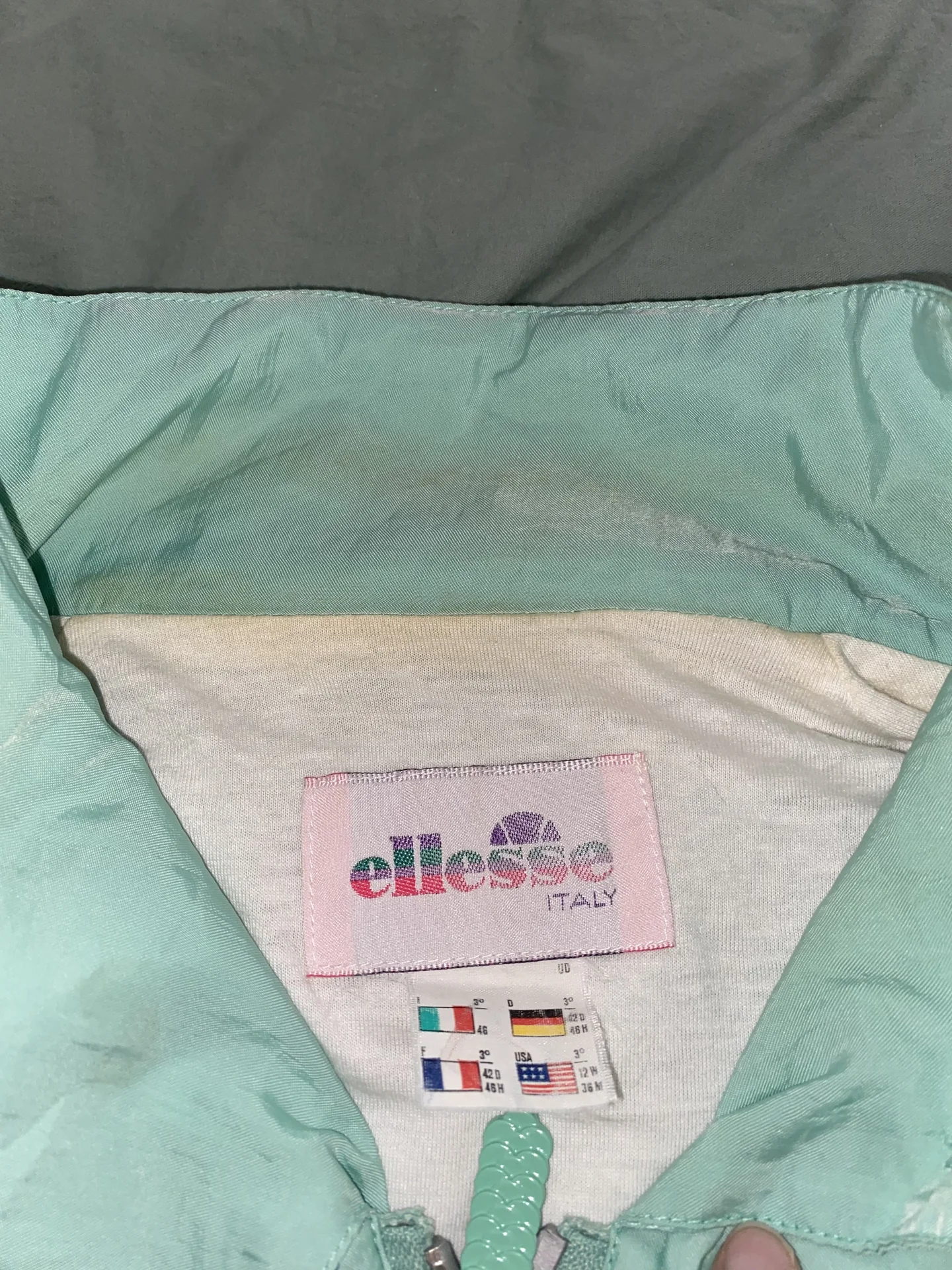 Ветровка ellesse vintage женская M - миниатюра 4